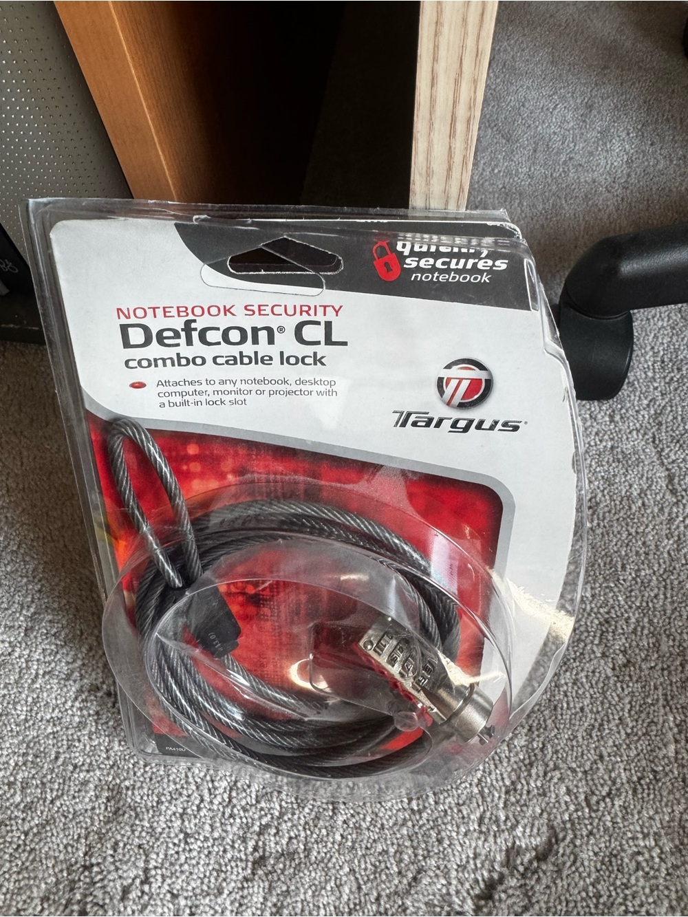 Targus Defcon CL Combo Cable Lock - Picture 3 of 5